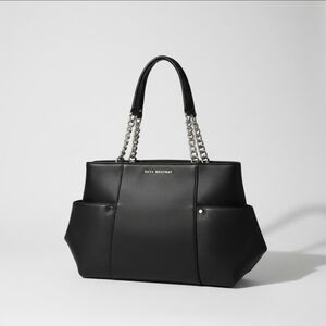 Dana Buchman Genuine Leather Shoulder Bag Handbag Designer Structured Purse